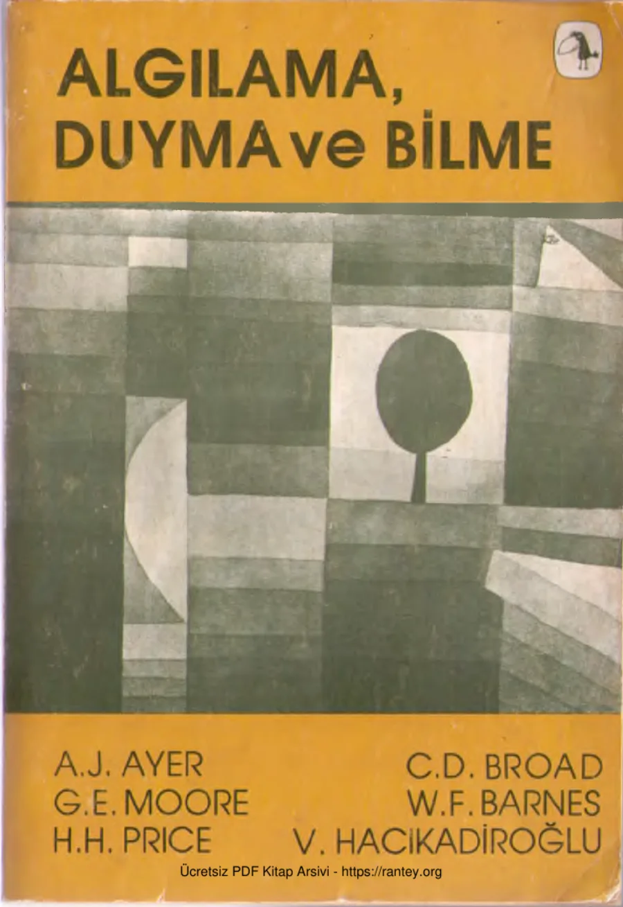 Algılama Duyma ve Bilme kapak görseli