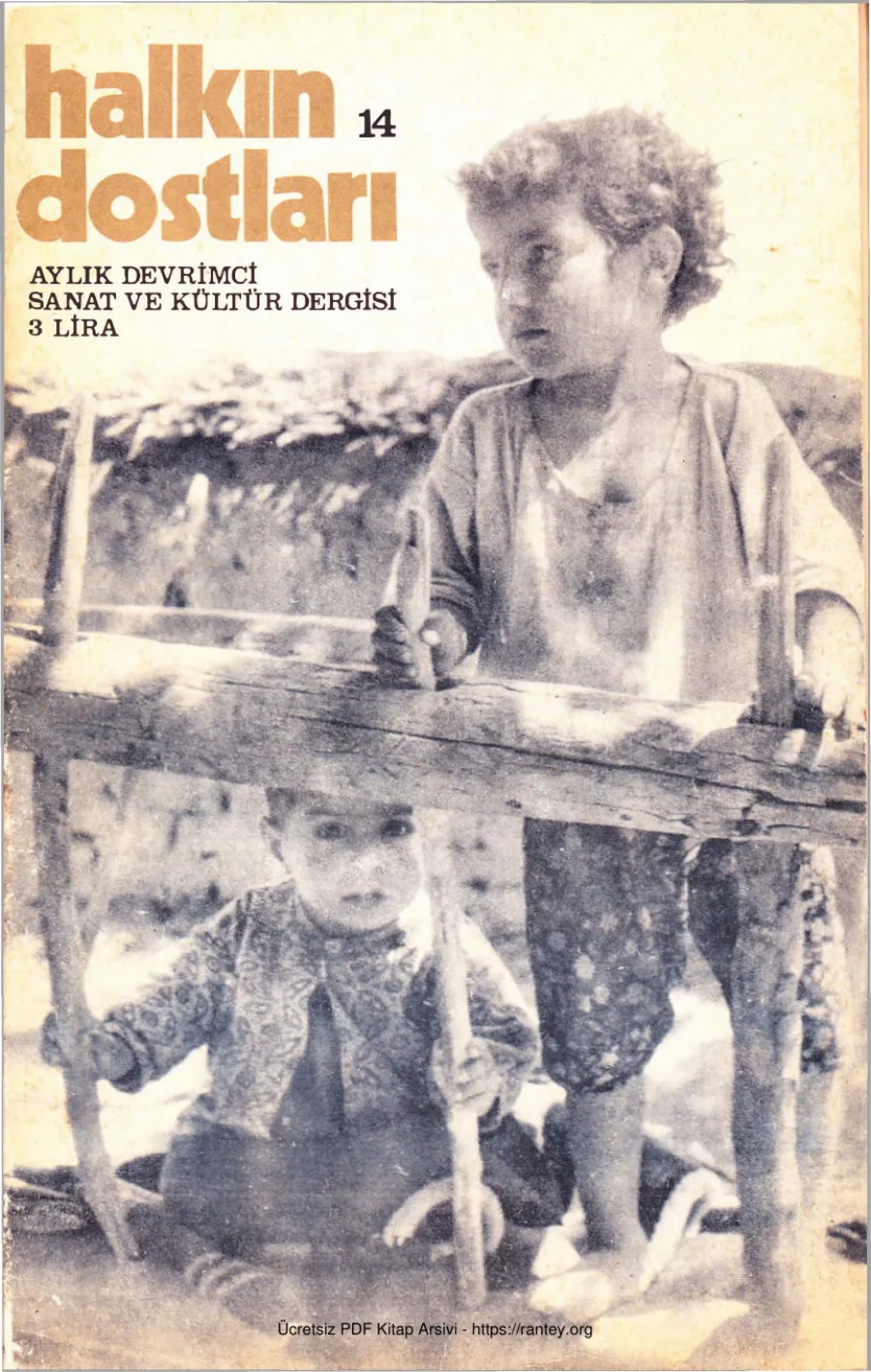 Aylık Devrimci Sanat ve Kültür Dergisi Sayı 14 Mayıs 1971 kapak görseli