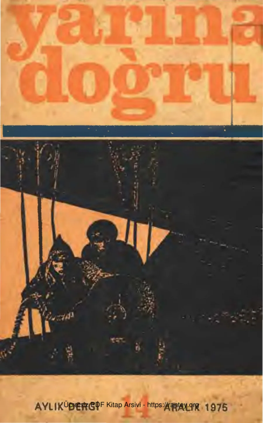 Aylık Siyaset Kültür Sanat Dergisi Sayı 14 Aralık 1975 kapak görseli