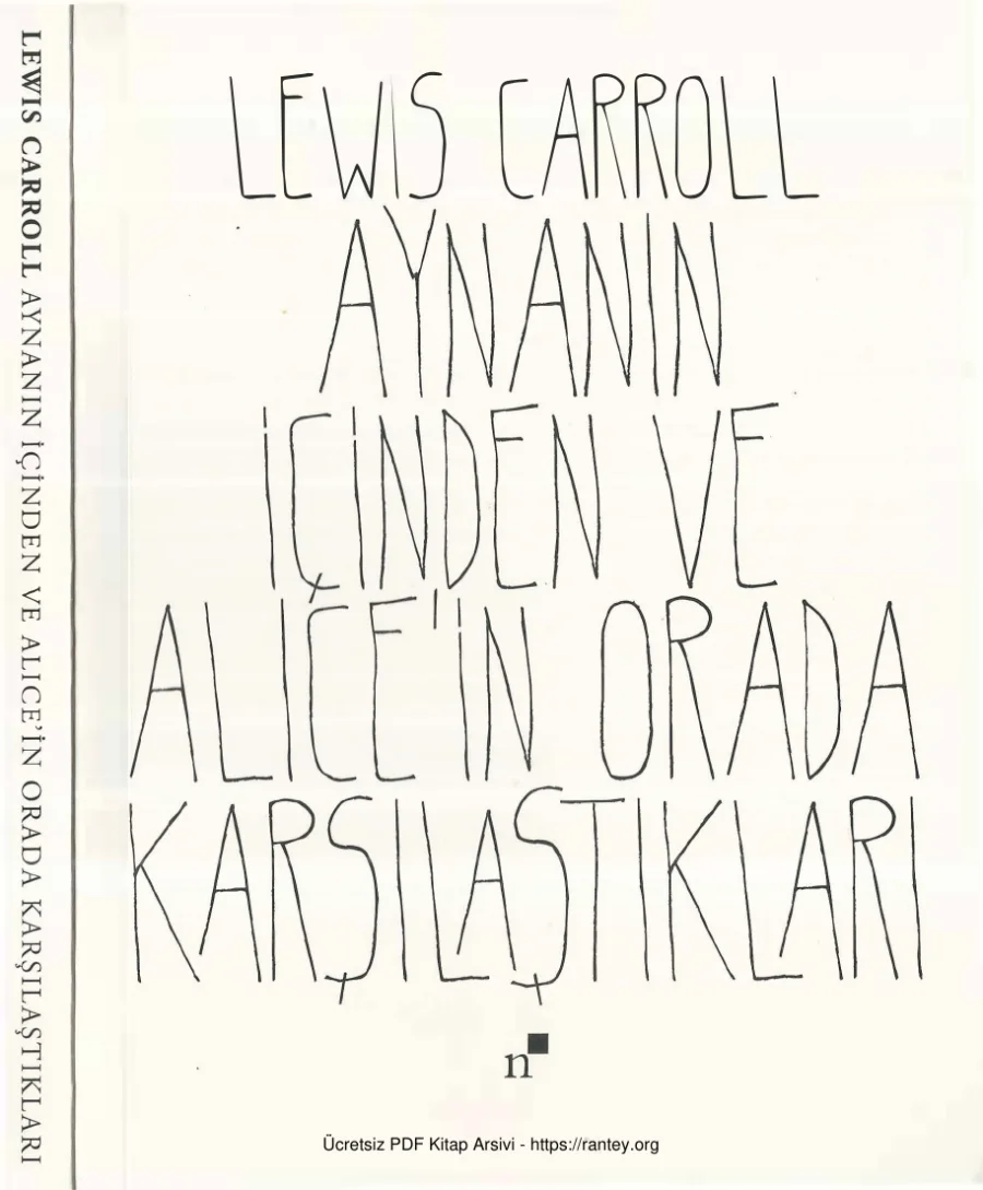 Aynanın İçinden ve Alicein Orada Karşılaştıkları kapak görseli