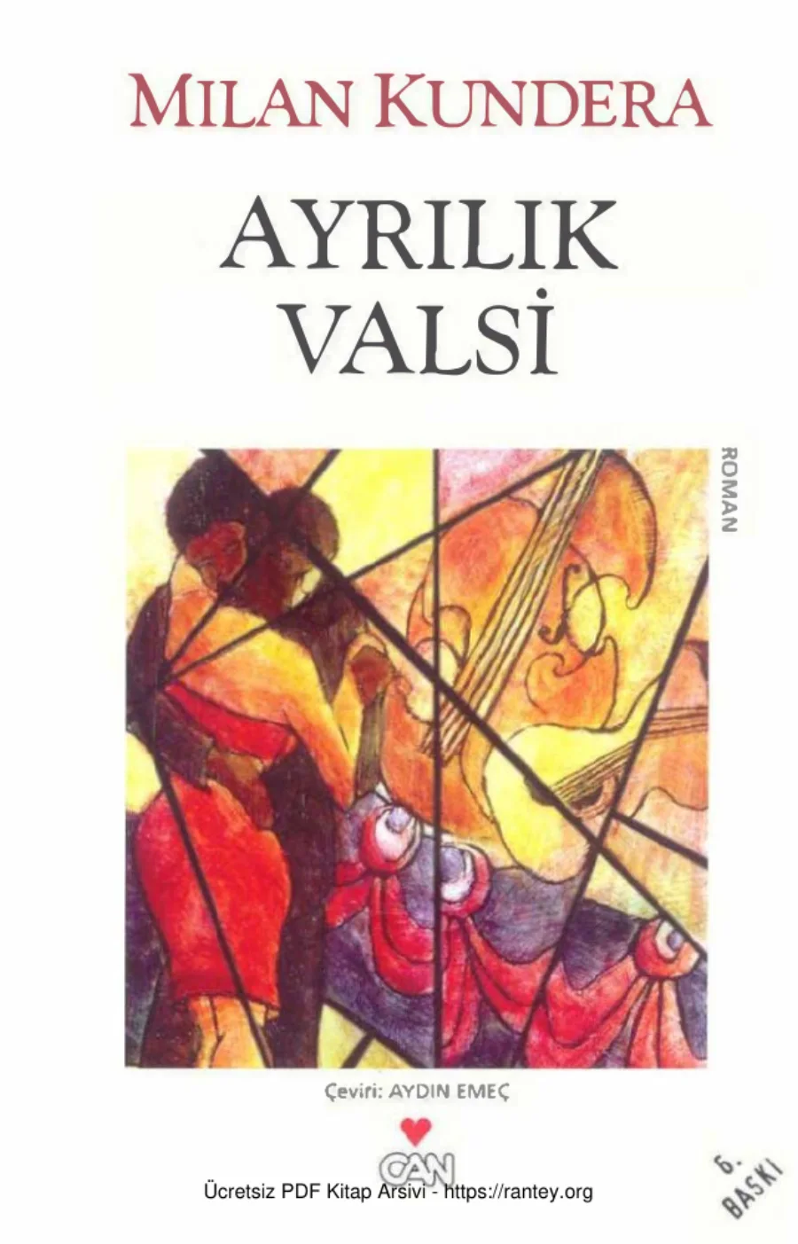 Ayrılık Valsi Can Yayınları kapak görseli