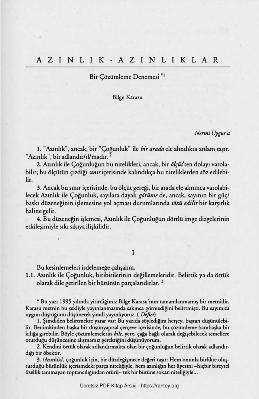 Azinlik Azinliklar kapak görseli