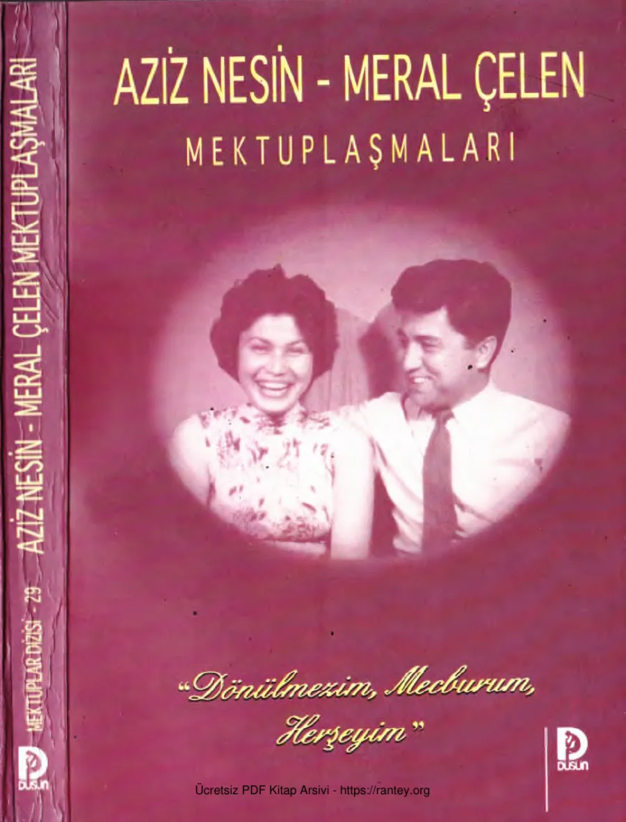 Aziz Nesin - Meral Çelen Mektuplaşmaları kapak görseli