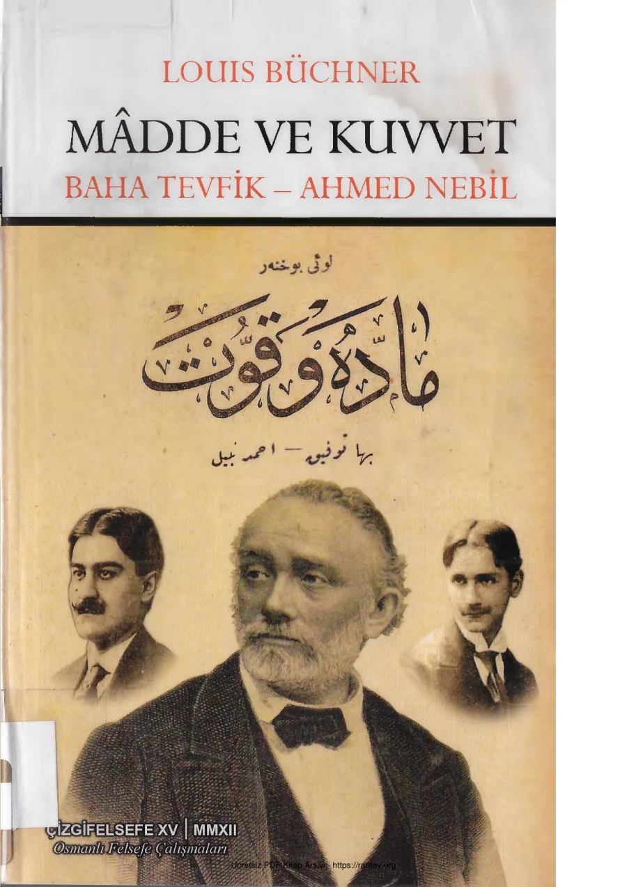 Baha Tevfik Ahmed Nebil Louis Büchner Madde ve Kuvvet kapak görseli