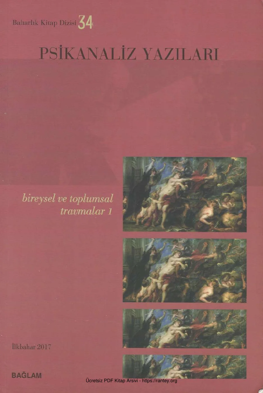 Baharlık Kitap Dizisi 34 Psikanaliz Yazıları Bireysel ve Toplumsal Travmalar 1 kapak görseli