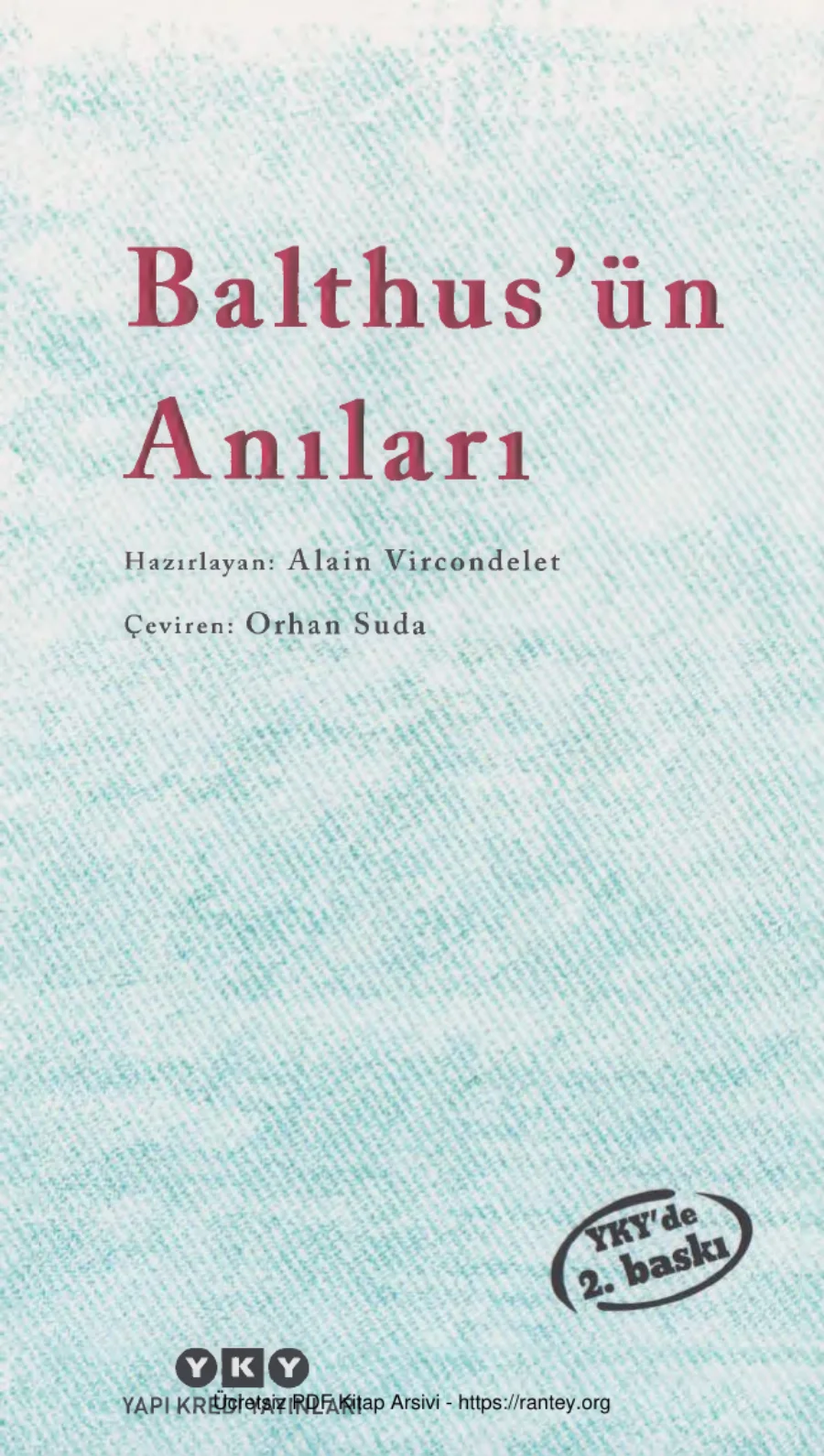 Balthus'ün Anıları kapak görseli