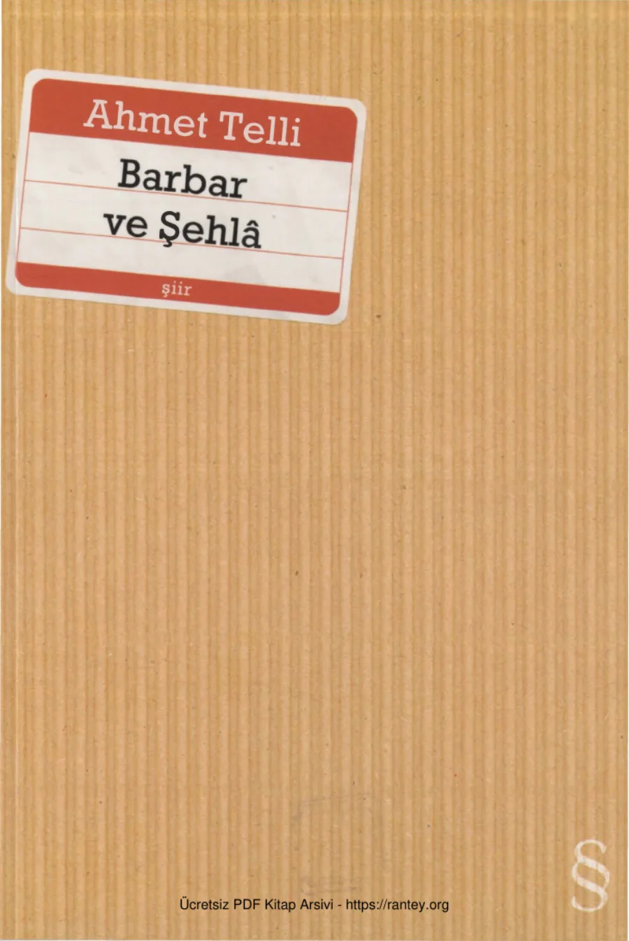 Barbar ve Şehla kapak görseli