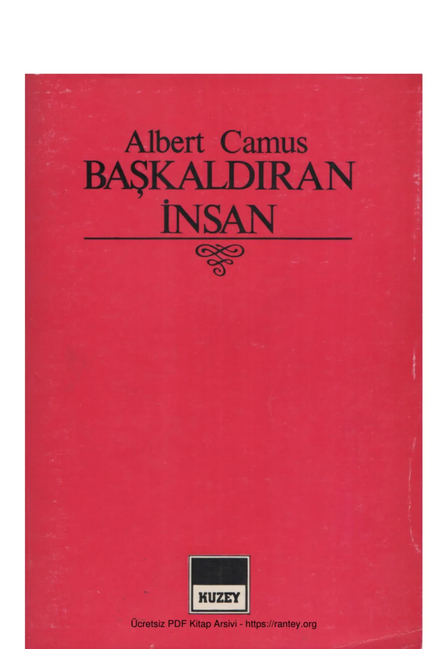 Başkaldıran İnsan kapak görseli