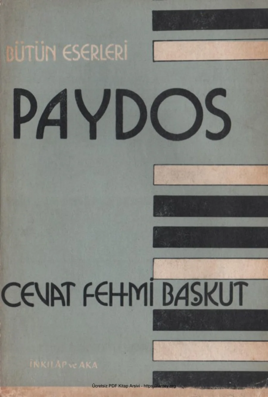 Başkut Paydos İnkılap ve Aka Yayınları kapak görseli