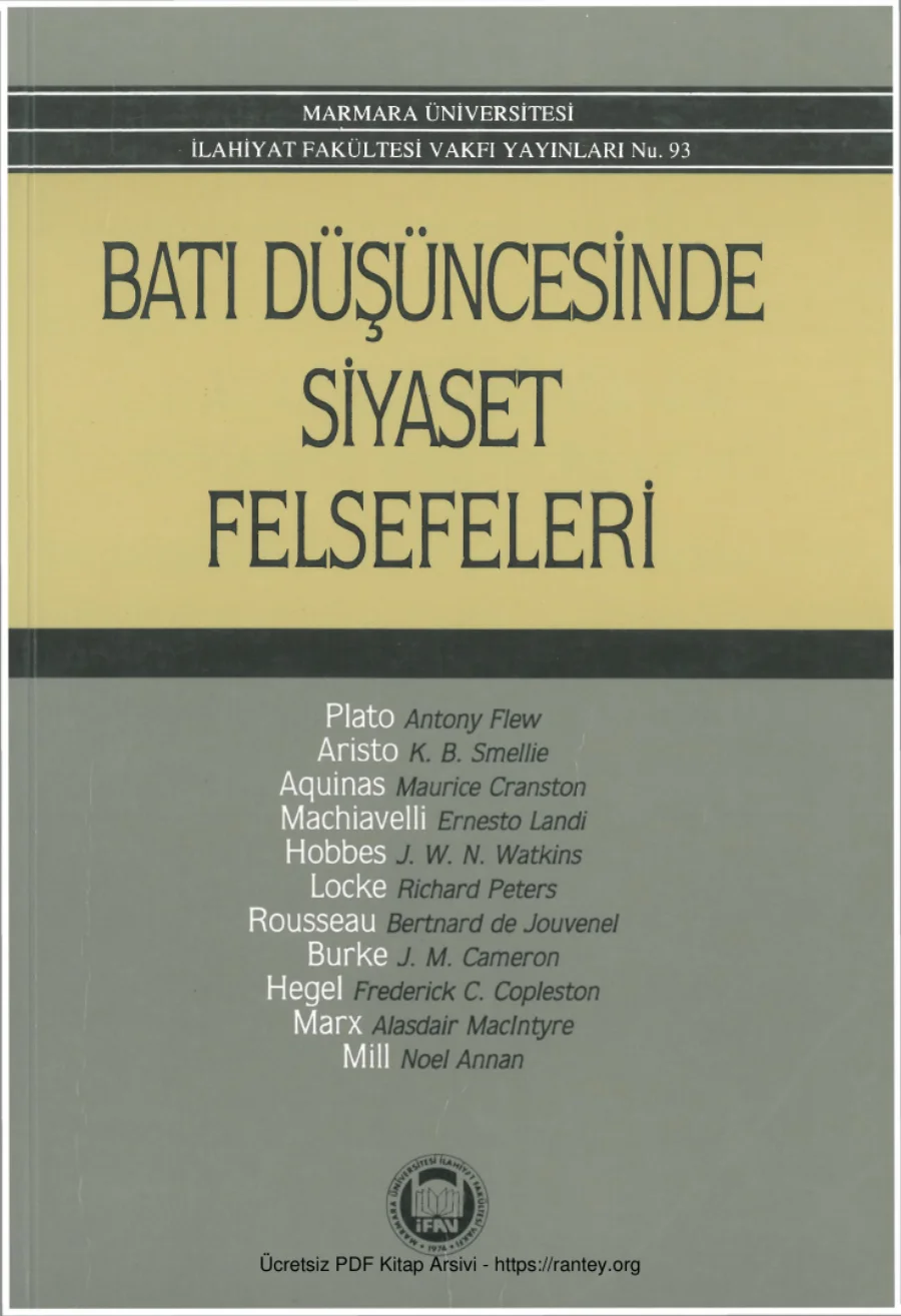 Batı Düşüncesinde Siyaset kapak görseli