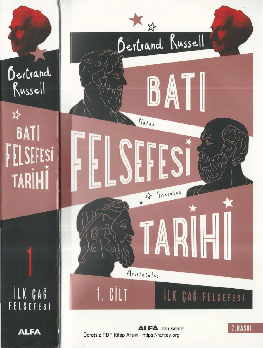 Batı Felsefesi Tarihi Cilt I kapak görseli