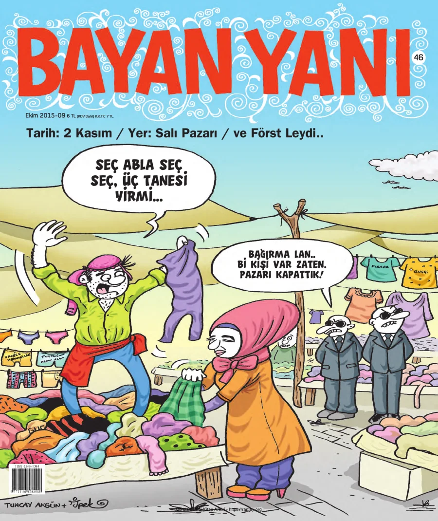 Bayan Yanı Sayı 046 kitap kapağı