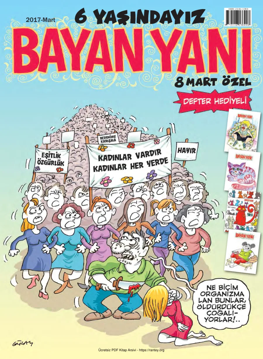 Bayan Yanı Sayı 063 - 8 Mart 2017 Özel kapak görseli