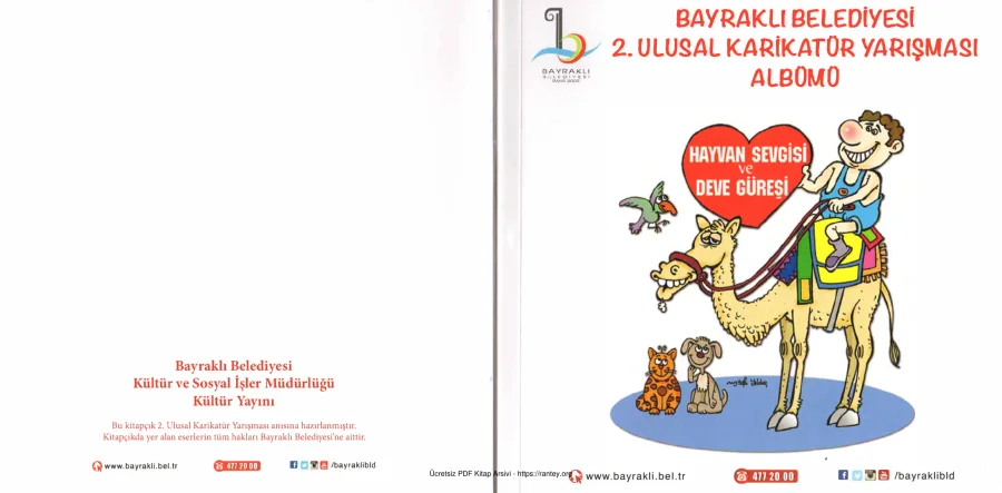 Bayraklı Belediyesi 2 Ulusal Karikatür Yarışması Albümü kapak görseli