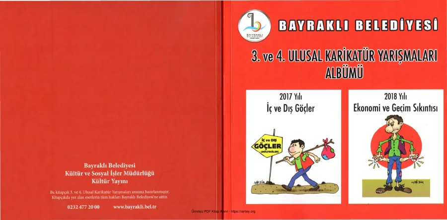 Bayraklı Belediyesi 3 4 Ulusal Karikatür Yarışması Albümü 2017 2018 kapak görseli