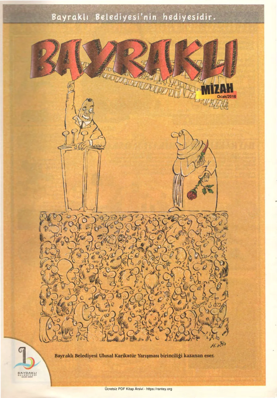 Bayraklı Mizah Sayı 01 - Ocak 2016 kapak görseli