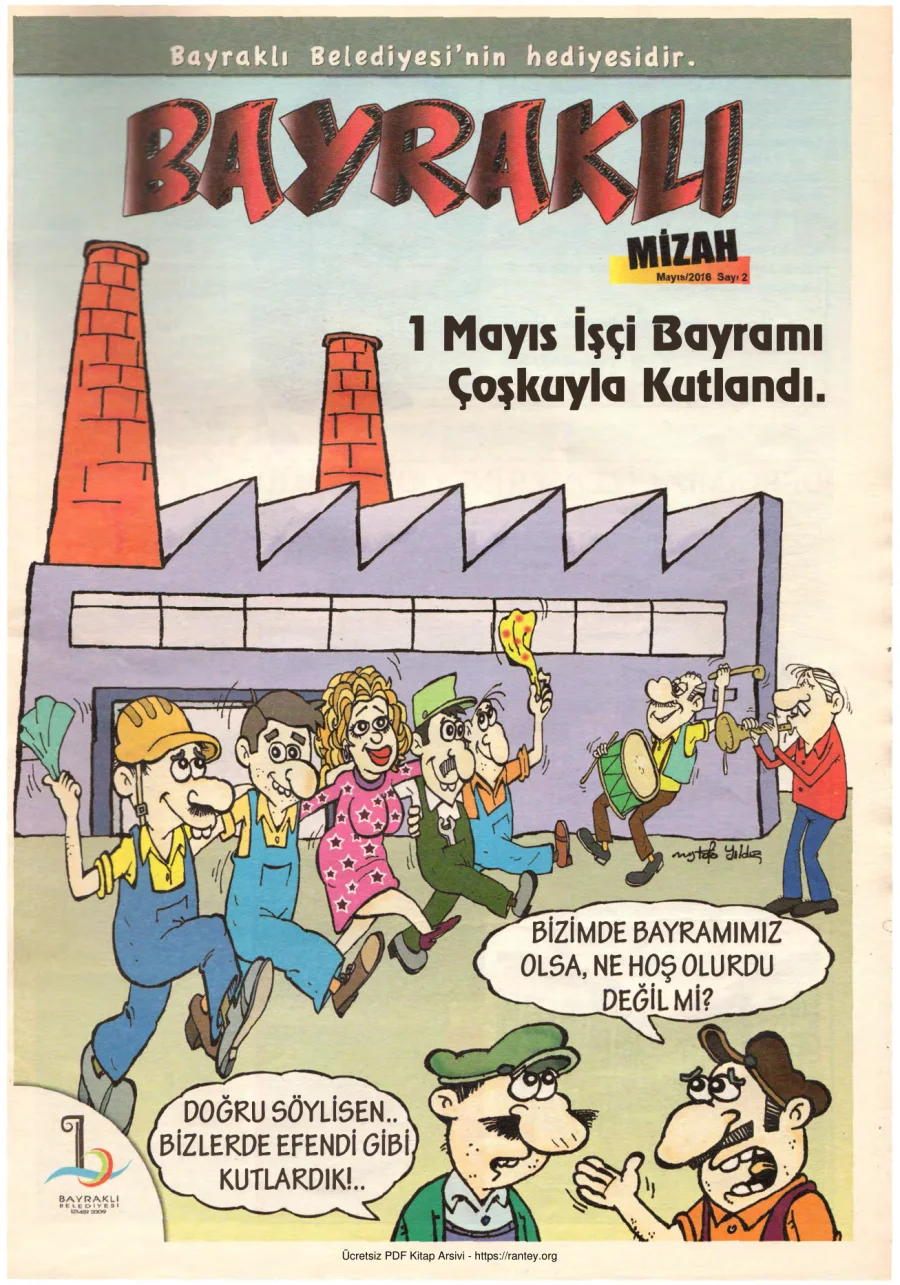 Bayraklı Mizah Sayı 02 - Mayıs 2016 kapak görseli