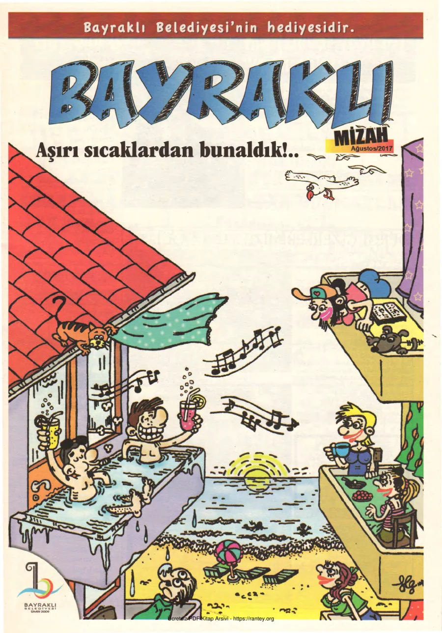 Bayraklı Mizah Sayı 06 - Ağustos 2017 kapak görseli