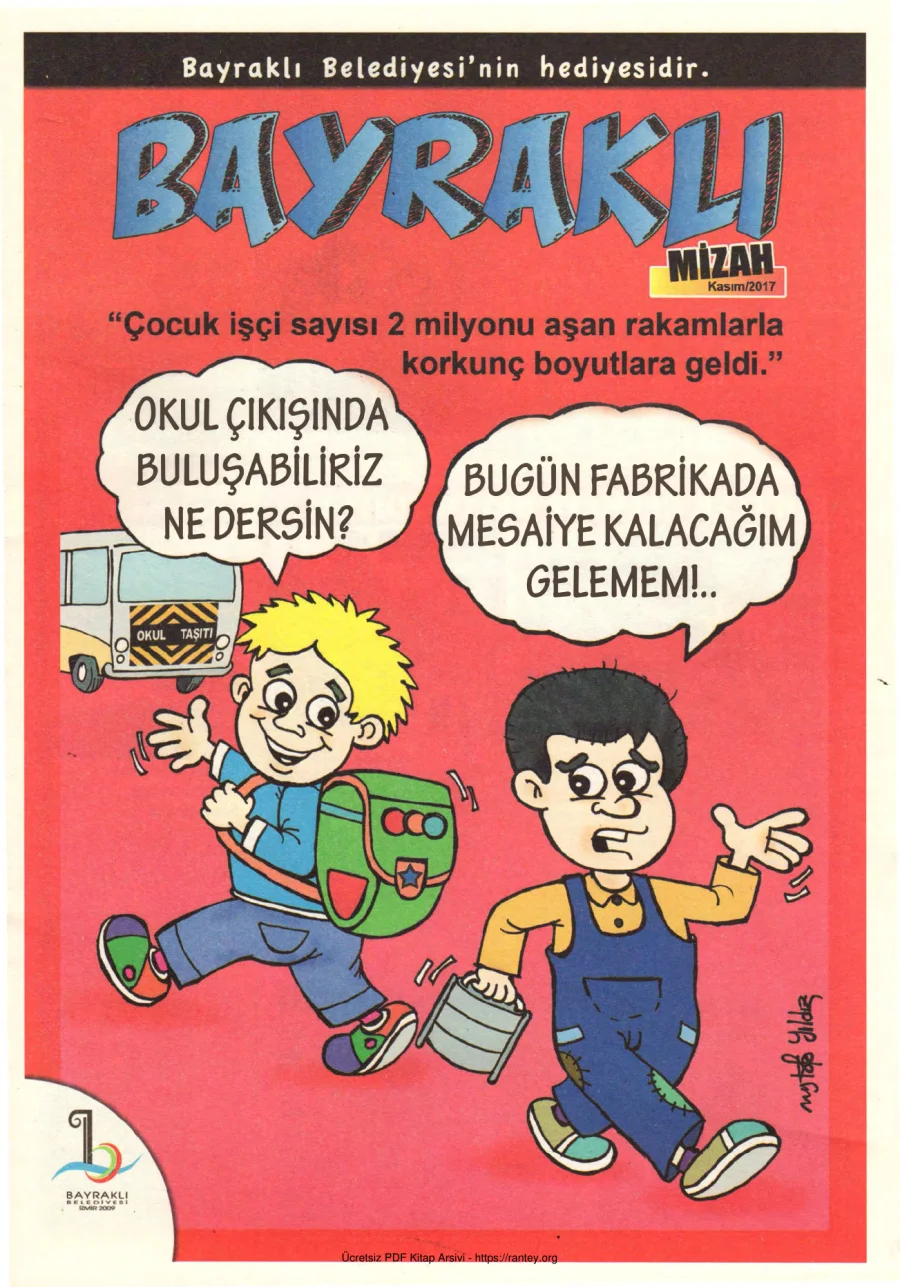 Bayraklı Mizah Sayı 07 - Kasım 2017 kapak görseli