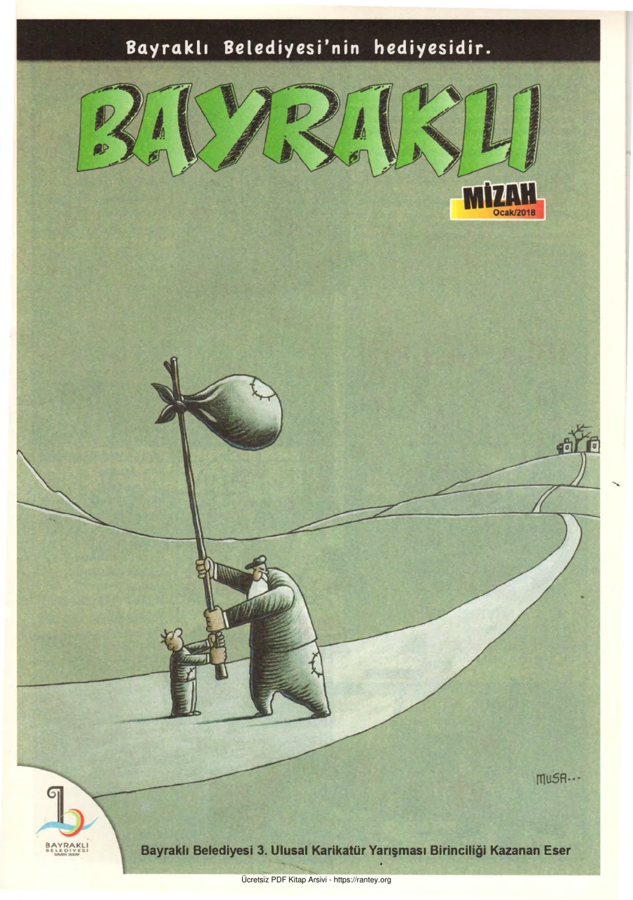 Bayraklı Mizah Sayı 08 - Ocak 2018 kapak görseli