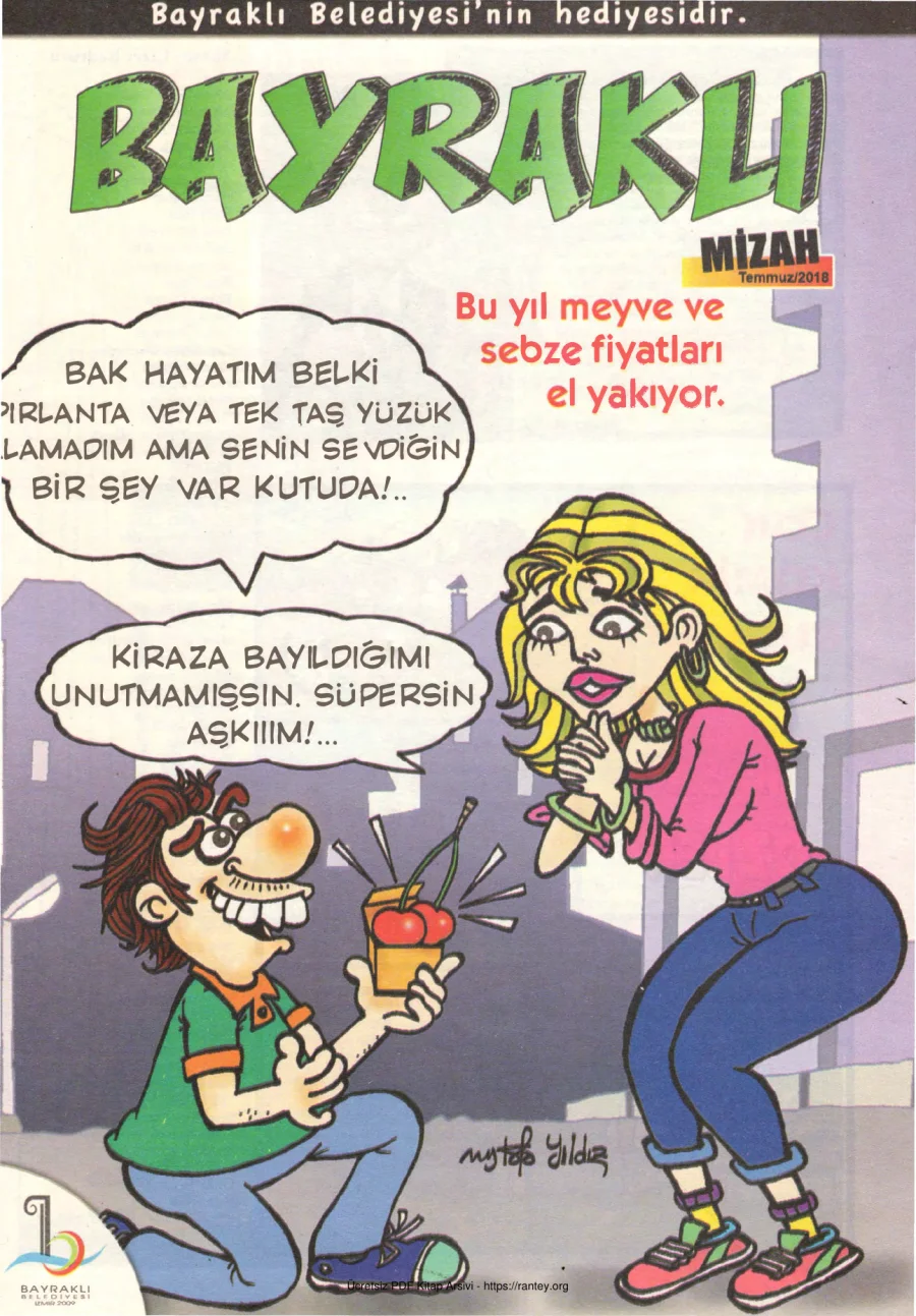 Bayraklı Mizah Sayı 11 - Temmuz 2018 kapak görseli