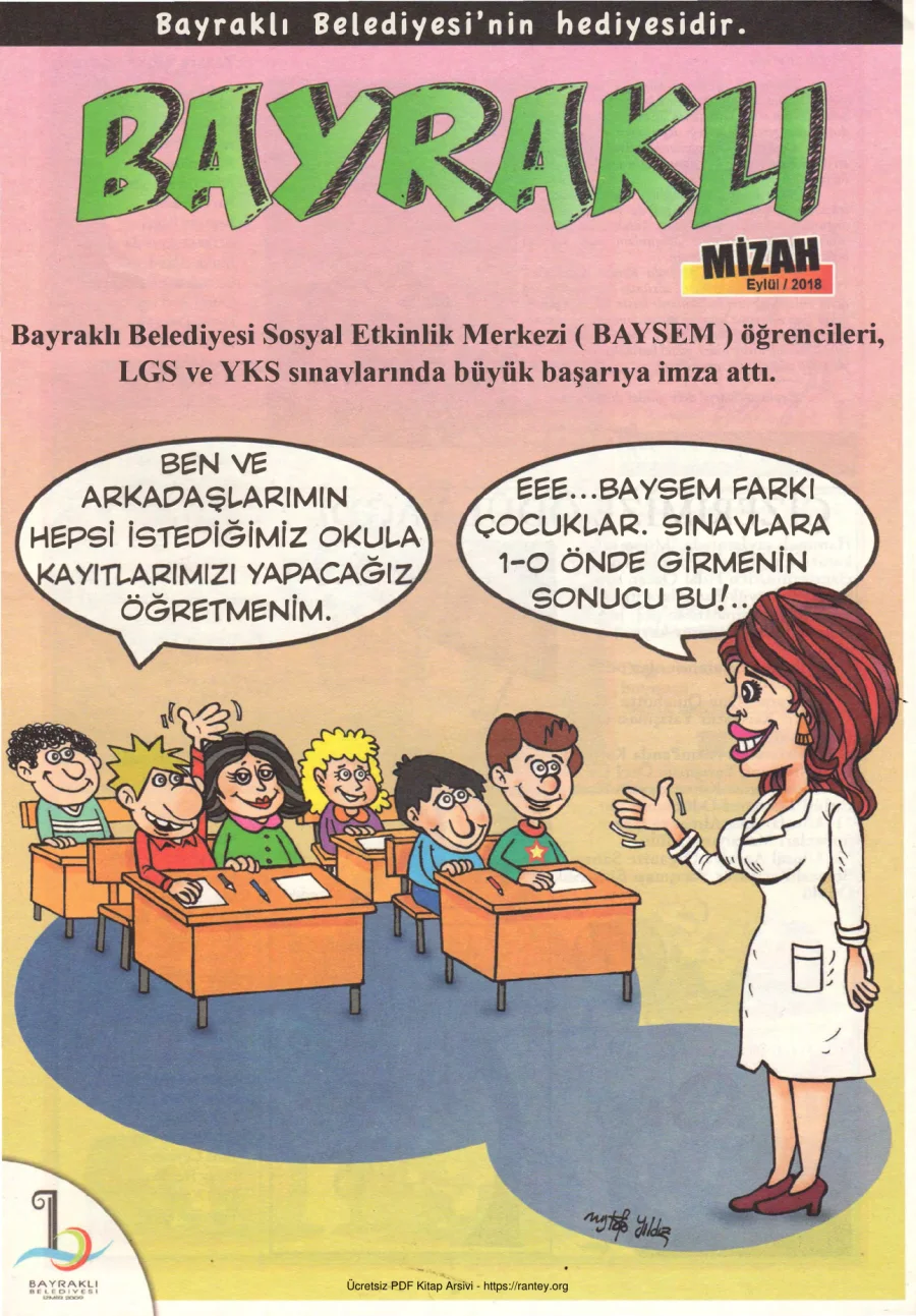 Bayraklı Mizah Sayı 12 - Eylül 2018 kapak görseli