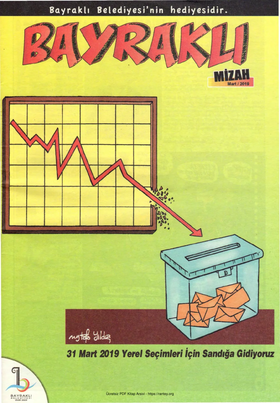 Bayraklı Mizah Sayı 15 - Mart 2019 kapak görseli