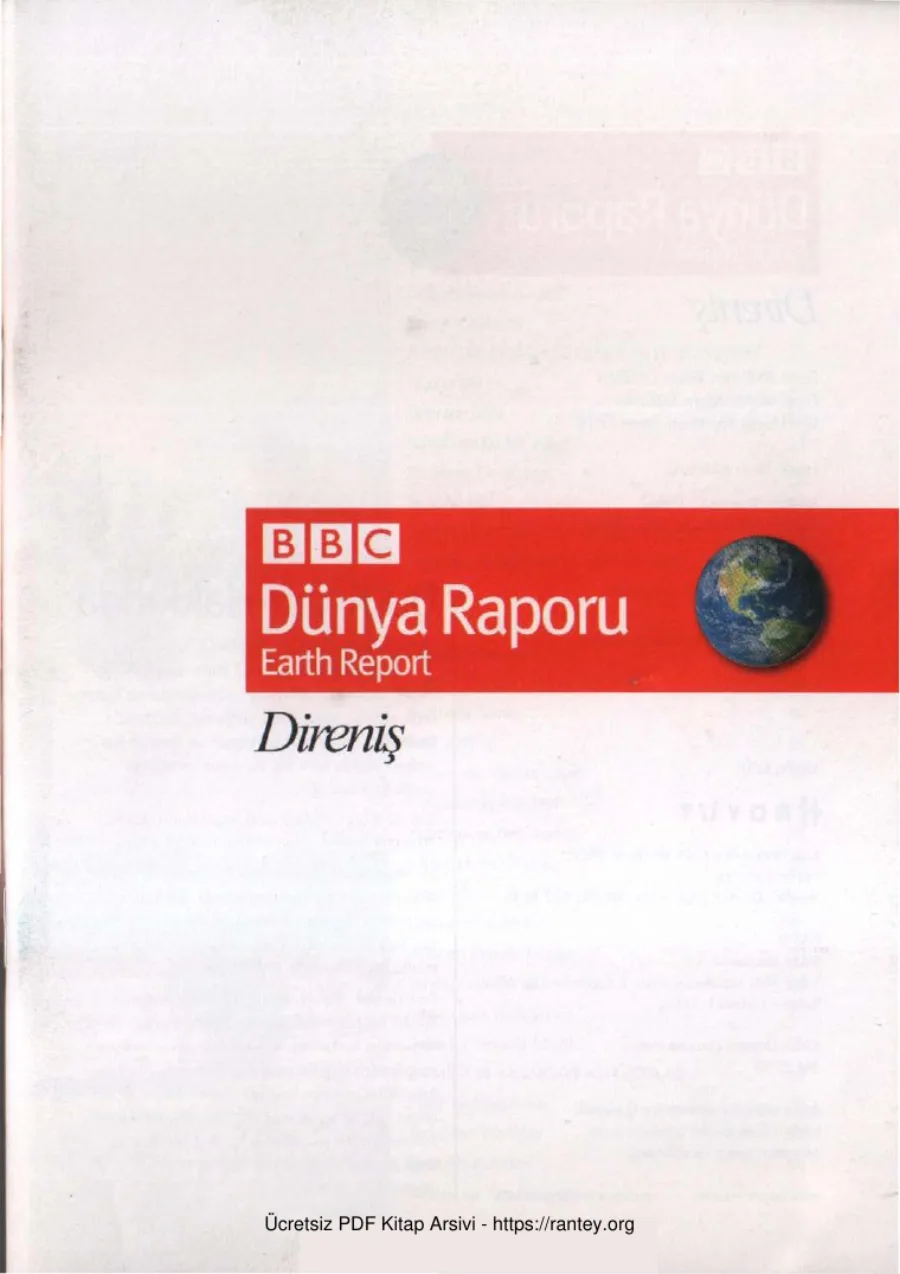 BBC Dünya Raporu Direniş kitap kapağı