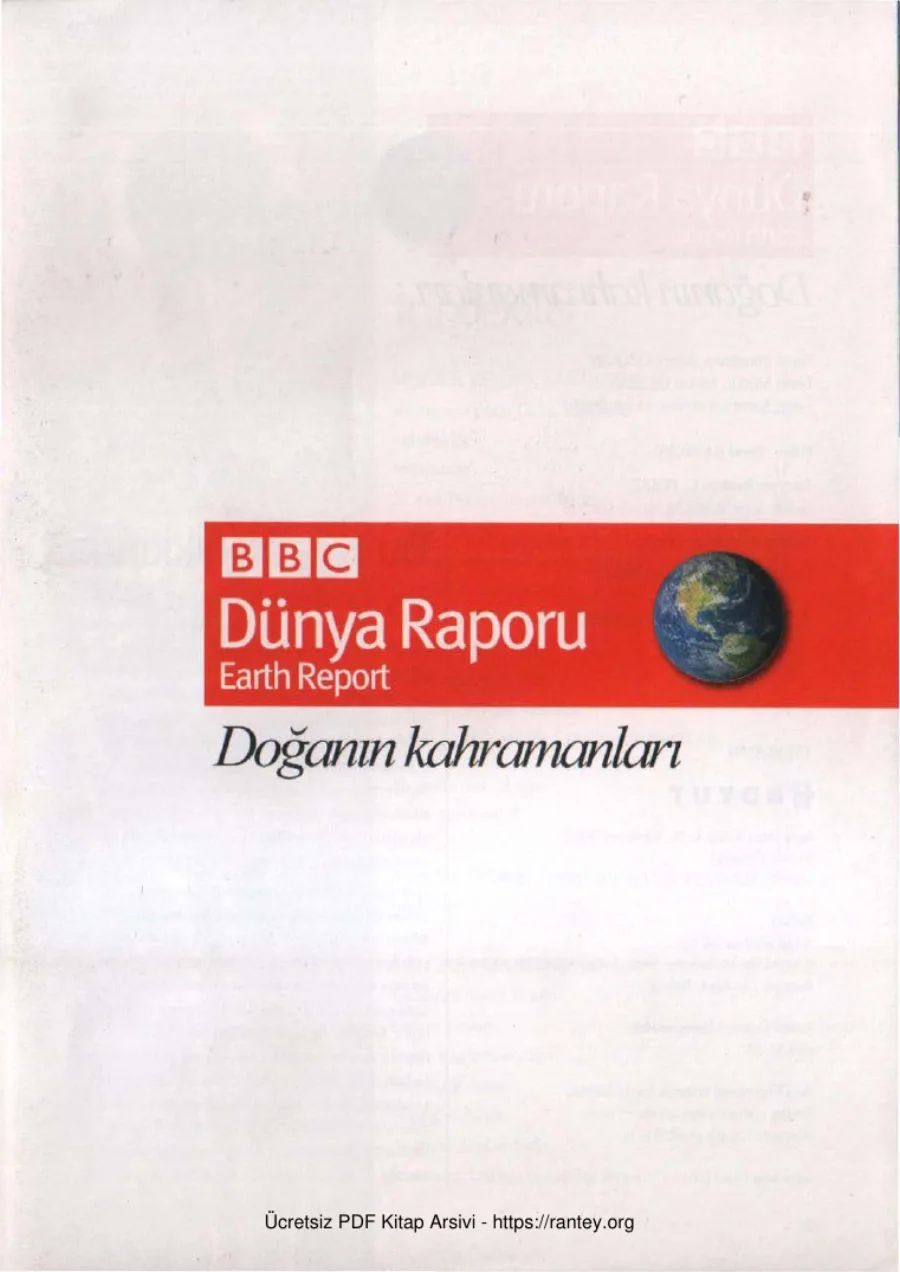 BBC Dünya Raporu Doğanın Kahramanları kapak görseli
