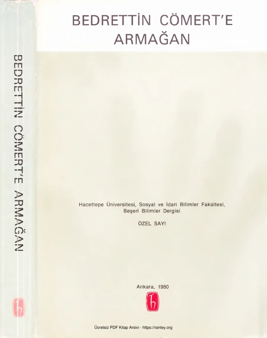 Bedrettin Cömerte Armağan Kitap kapak görseli