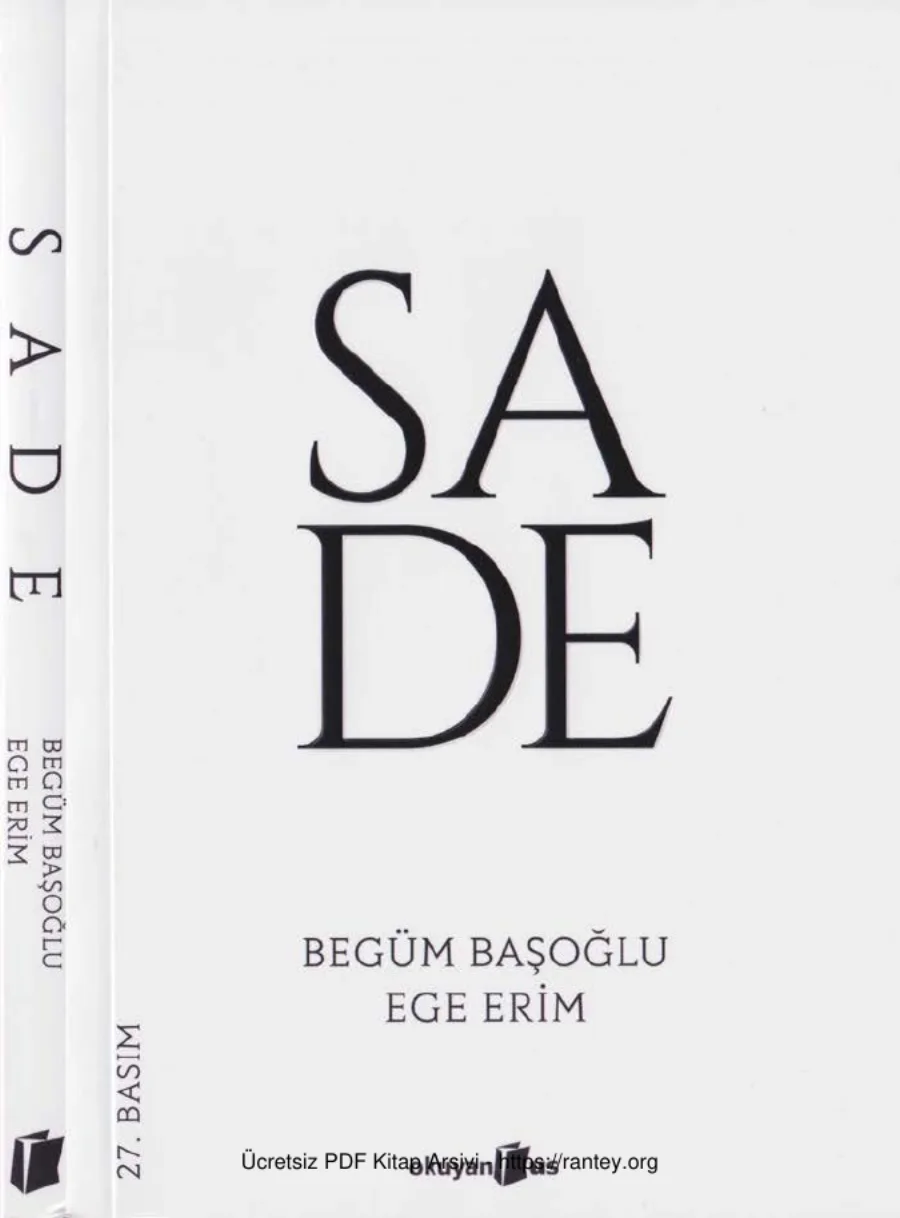Begüm Başoğlu Ege Erim Sade kapak görseli