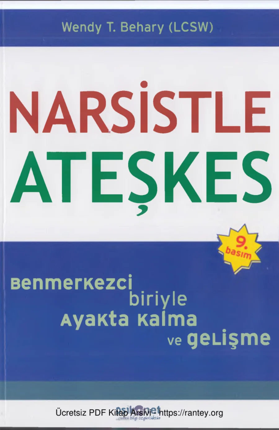 Behary Narsistle Ateşkes Psikonet Yayınları kapak görseli