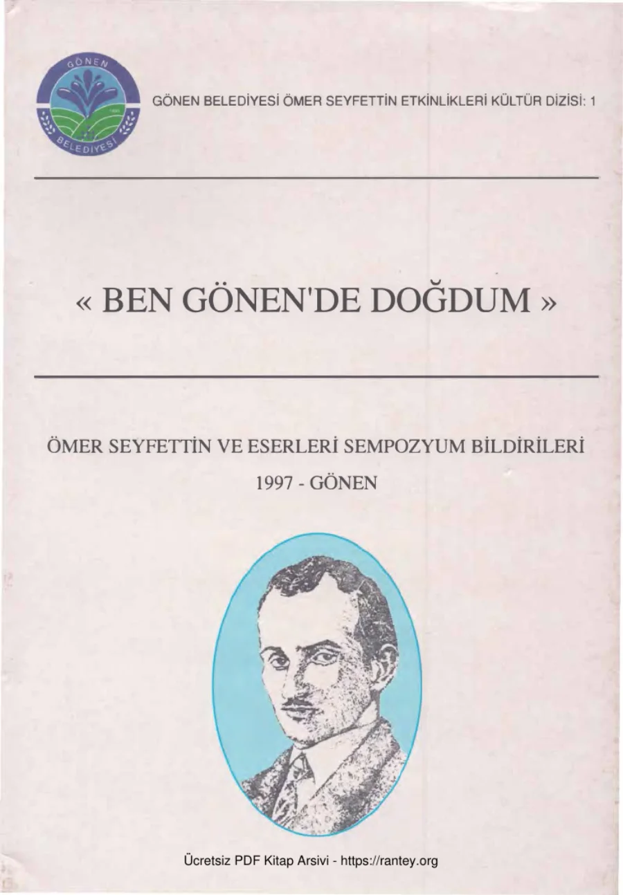 Ben Gönen'de Doğdum: Ömer Seyfettin ve Eserleri Sempozyum Bildirileri kapak görseli