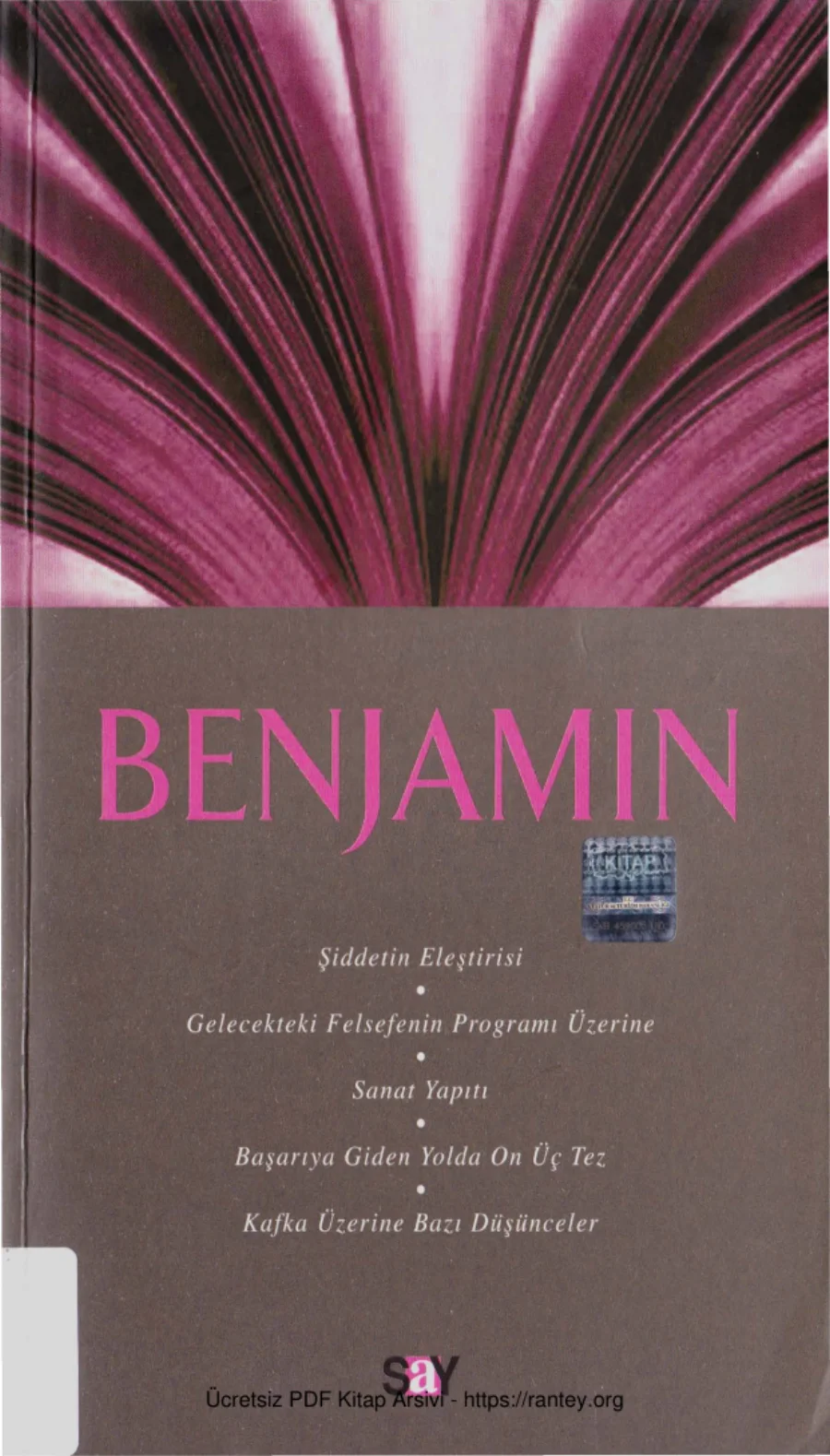 Benjamin kapak görseli