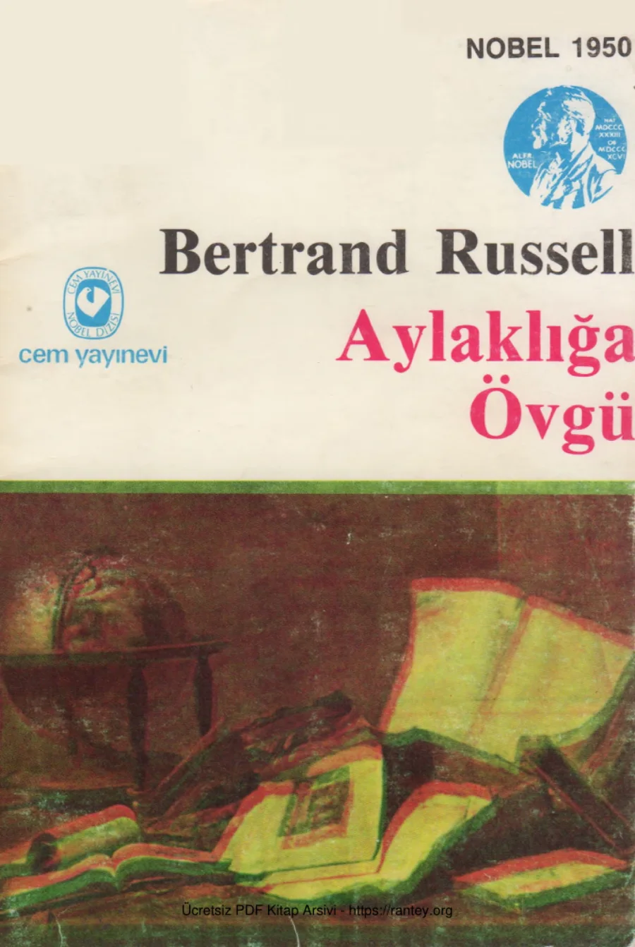 Bertrand Russell Cem Yayınevi kapak görseli