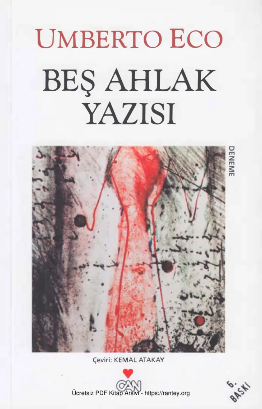 Beş Ahlak Yazısı kapak görseli