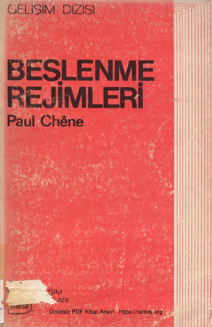 Beslenme Rejimleri Gelişim Yayınları kapak görseli