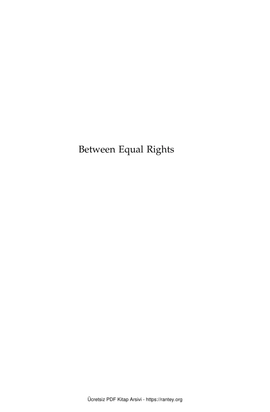Between Equal Rights: A Marxist Theory of International Law kapak görseli