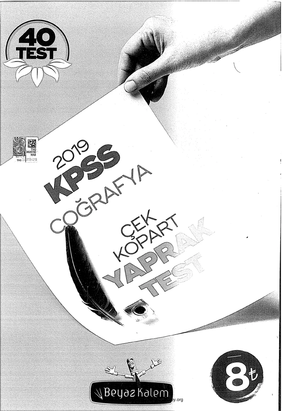 BEYAZ KALEM TEST COĞRAFYA kapak görseli