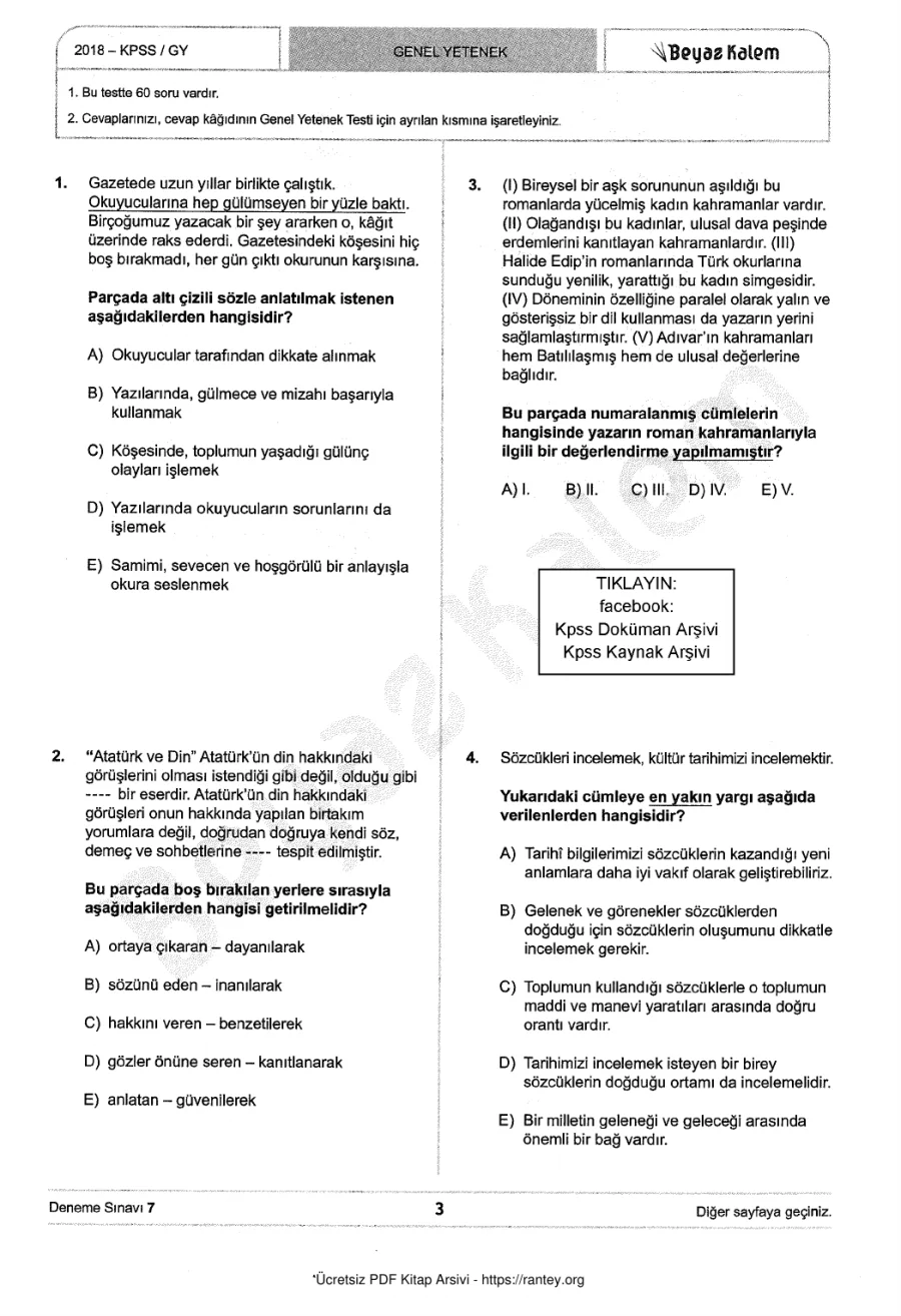 Beyazkalem 2018 Tg7 GyGk kapak görseli