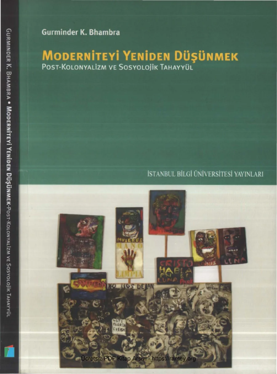 Bhambra Moderniteyi Yeniden Düşünmek İstanbul Bilgi Üniversitesi Yayınları kapak görseli