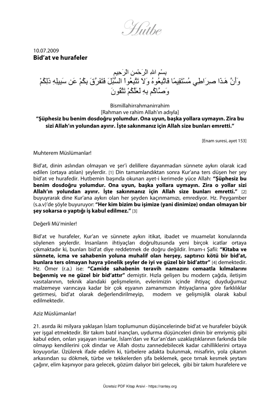 BIDAT VE HURAFELER Ebu Abdulmumin Tekin Mıhçı kapak görseli