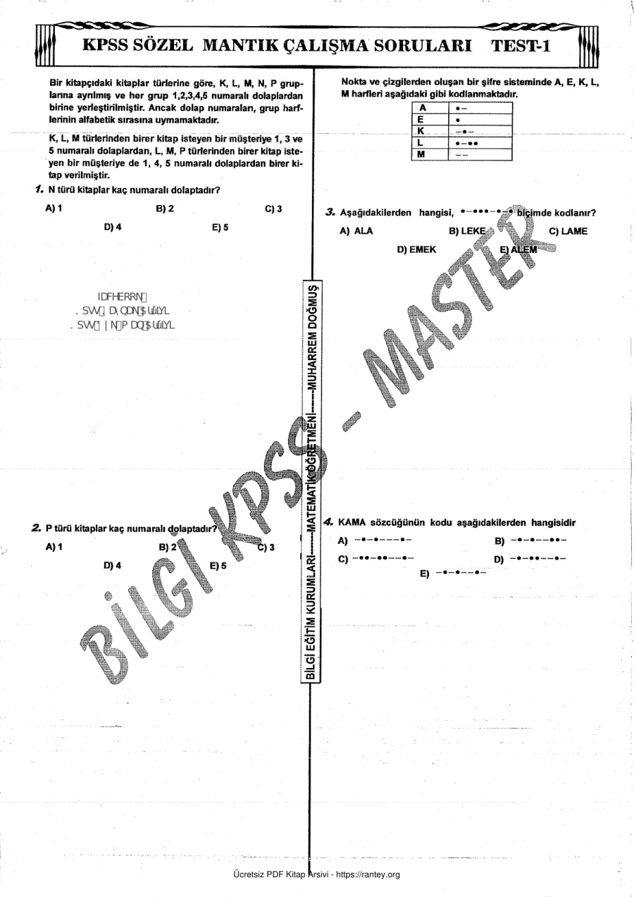 BilgiEgitim SzelMantkSorular kapak görseli