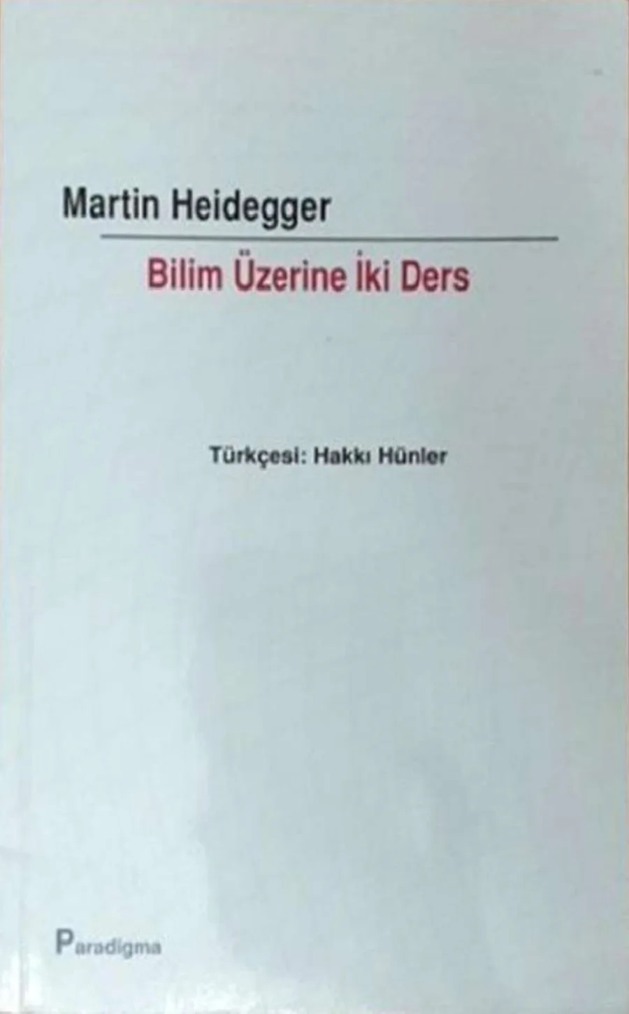 Bilim Üzerine İki Ders kapak görseli