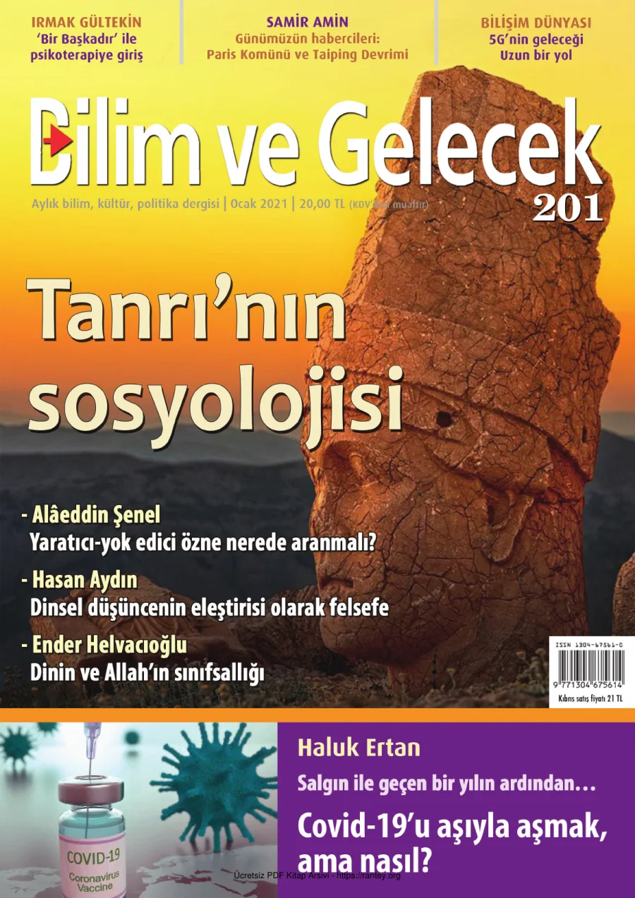 Bilim ve Gelecek 201 Ocak 2021 kapak görseli