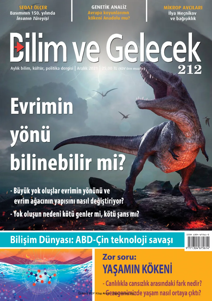 Bilim ve Gelecek Sayı 212 Aralık 2021 kapak görseli