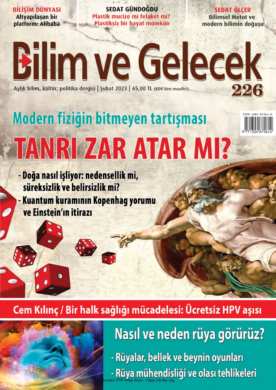 Bilim ve Gelecek Sayı 226 - Şubat 2023 kapak görseli