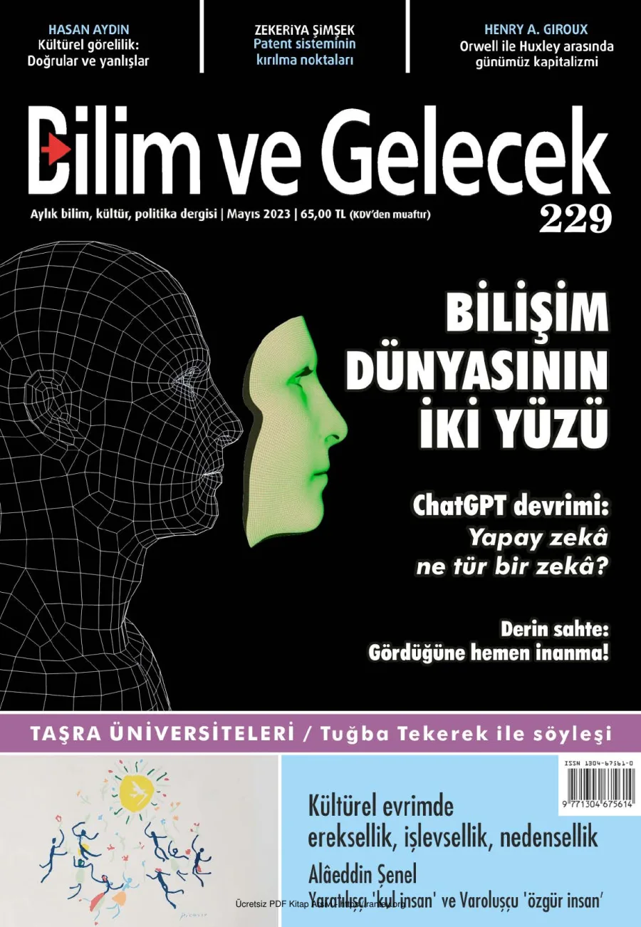 Bilim ve Gelecek Sayı 229 - Mayıs 2023 kapak görseli
