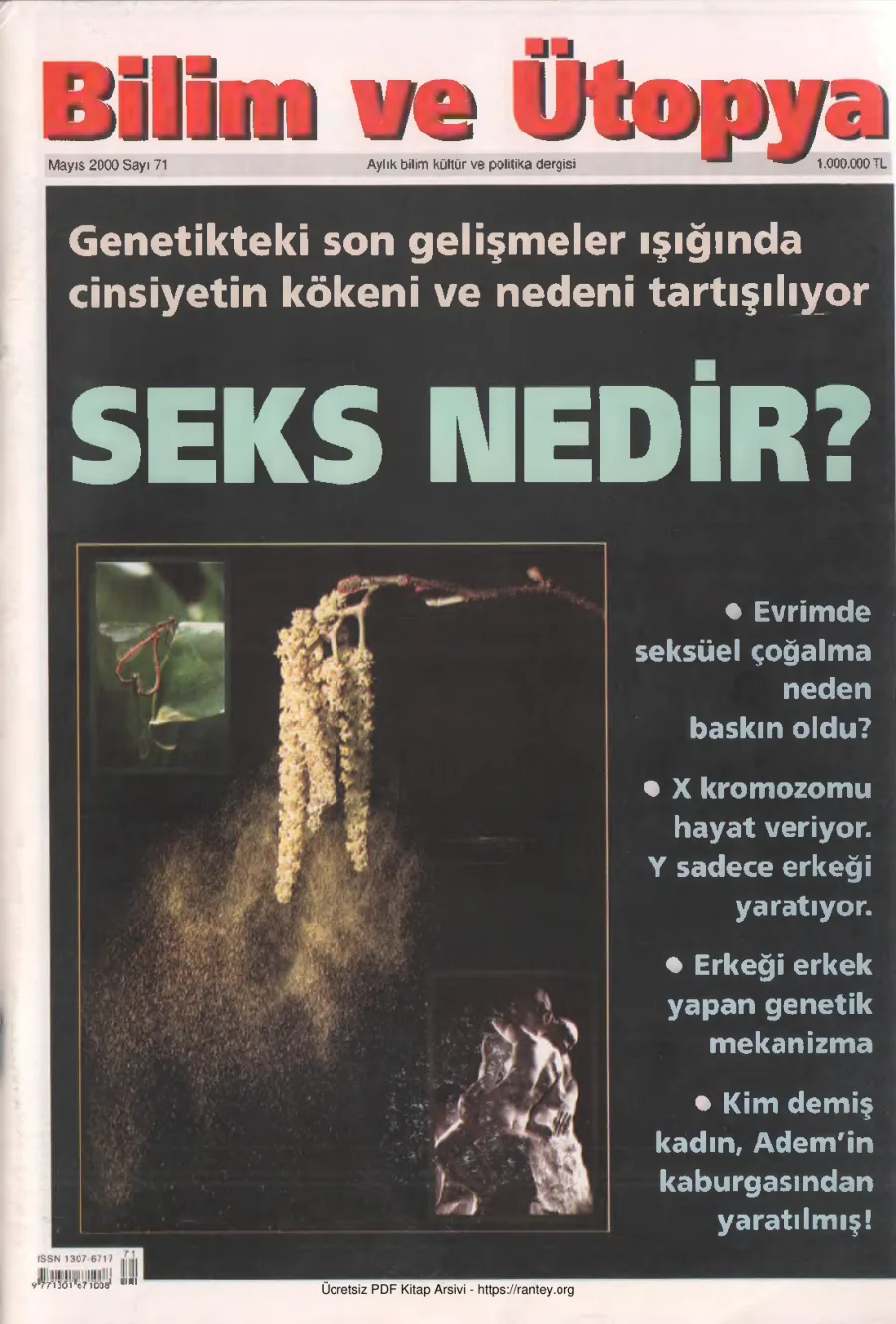 Bilim ve Ütopya Sayı 071 Mayıs 2000 kapak görseli