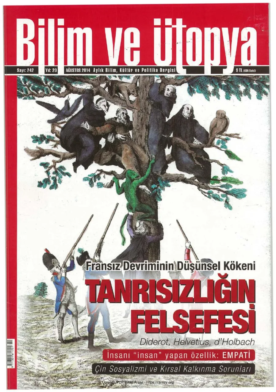 Bilim ve Ütopya Sayı 242 Ağustos 2014 kapak görseli